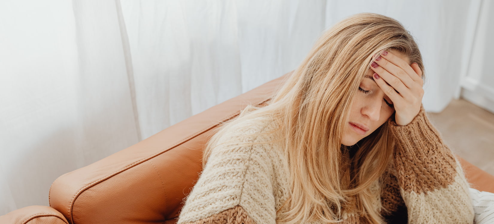 woman suffering from autoimmune disease